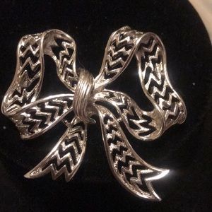 Vintage silver bow